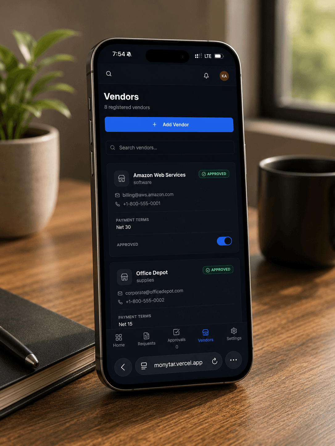 Roles and permissions